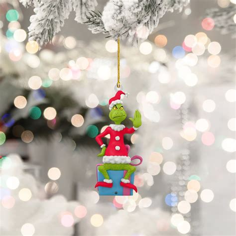 Kany Dr Seusss How The Grinch Stole Christmas Tree Acrylic Ornaments Flat Board Christmas Tree