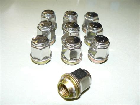 M Stainless Steel Capped Bulge Acorn Lug Nuts Box Of Pcs