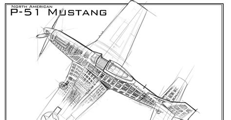 A Cross-Section of Steven W. Howard Art: P-51 Mustang Cutaway ...