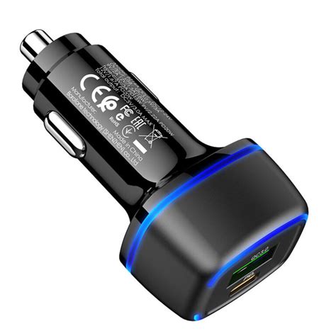 Borofone BZ14A PD 20W USB C Type C QC 3 0 USB Ports Car Charger