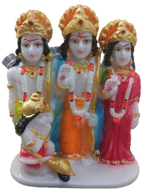 Buy LOVE KART Ram Darbar Idol Handicraft God Rama Sita Laxman And