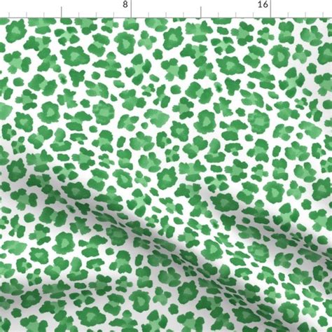 Lime Green Animal Print Upholstery Fabric Etsy