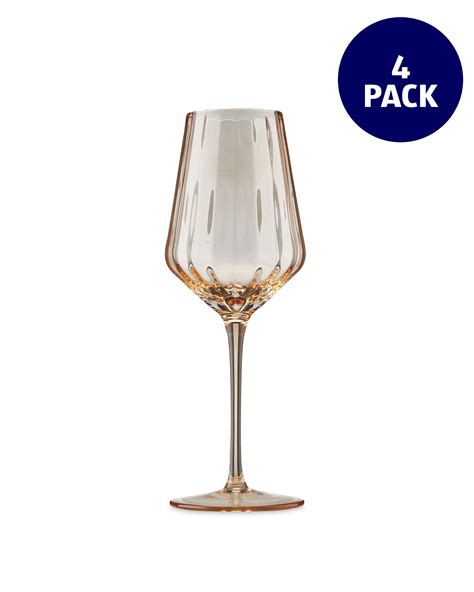 Amber Wine Cocktail Glasses - ALDI UK