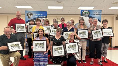 Great Falls Public Schools honors retirees, service milestones