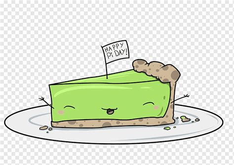 Key Lime Pie Slice Clipart