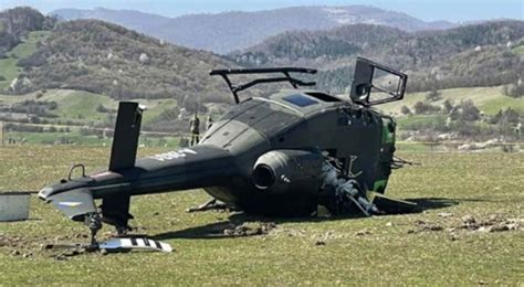 Prevrnuli helikopter OS BiH na zemlji Tužilaštvo naredilo istragu