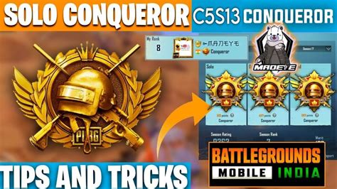 C5S13 SOLO CONQUEROR ALL TIPS AND TRICKS HOW TO PUSH CONQUEROR IN