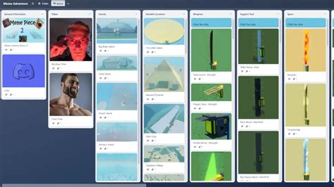 Meme Piece Trello Link (July 2024) - Twinfinite