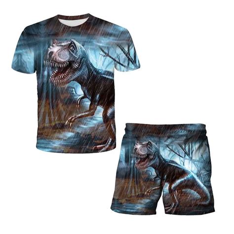 Conjunto De Ropa De Dinosaurios Para Beb Traje De 2 Piezas Camiseta