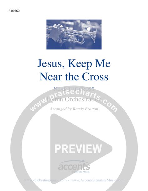 Jesus Keep Me Near The Cross Praisecharts