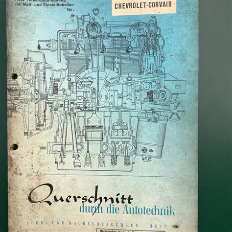 Rep Anleitung Chevrolet Corvair Kaufen Auf Ricardo