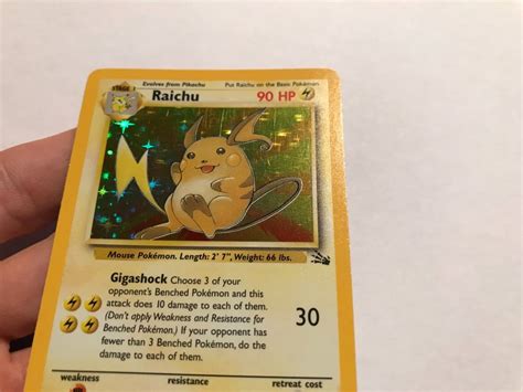 Raichu Holo Fossil En Kaufen Auf Ricardo