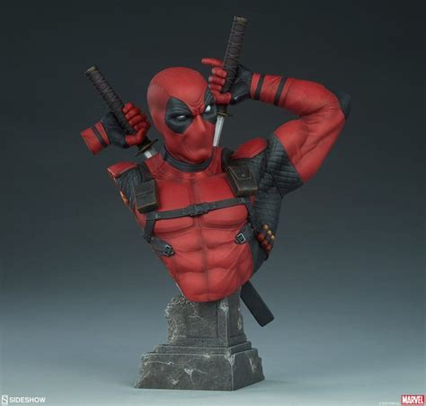 Latest Sideshow Bust Makes Deadpool A Disarming Cut Up Deadpool Art Deadpool Sideshow