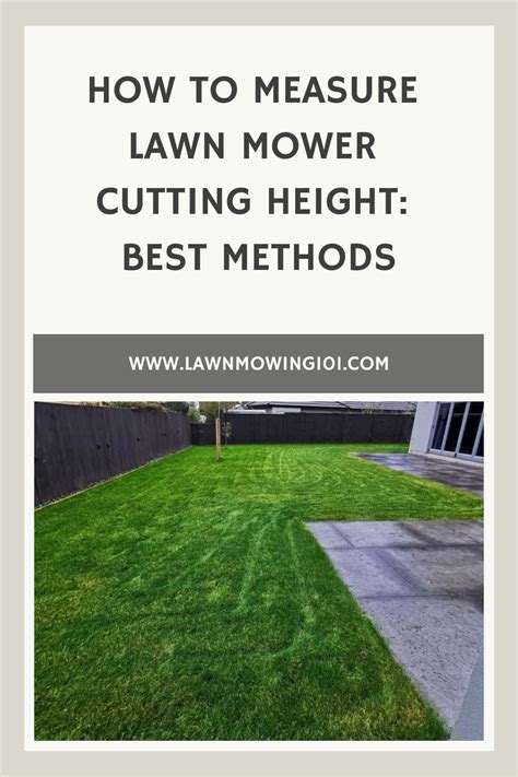 How To Measure Lawn Mower Cutting Height Best Methods Artofit