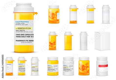 Medicine Bottle Labels Template Collection