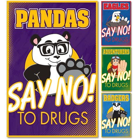 Say No To Drugs Posters – Shop Mascot Junction