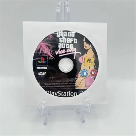 GRAND THEFT AUTO Vice City Sony PlayStation 2 2002 DISQUE SEULEMENT