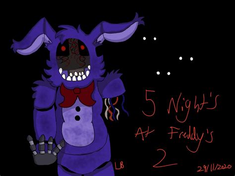 Withered Bonnie fan art 5 hours taken by CutesyArts on DeviantArt