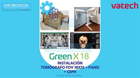 Tomógrafo Dental Vatech Green X 18 3D FOV 18x15 Pano Ceph