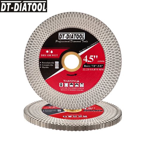 DT DIATOOL 5pcs Dia105 115 125mm Diamond Cutting Grinding Blades