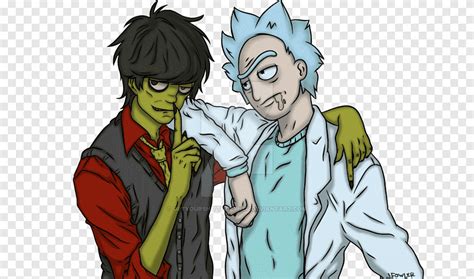 Rick Sanchez Murdoc Niccals Fan Art Gorillaz Gorillaz Murdoc Human