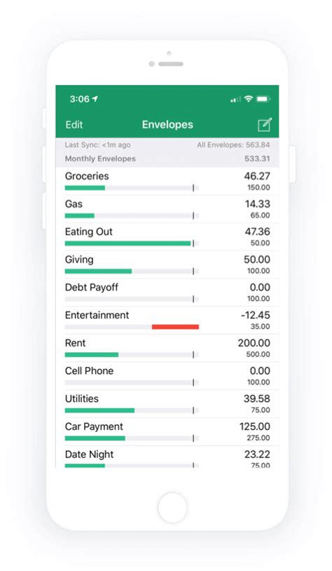 home budget app  android iphone web goodbudget