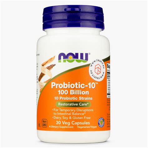 Now Foods Probiotic 10 100 Billion Care And Balance TRUFIT Eu