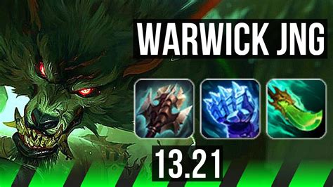 WARWICK Vs KHA ZIX JNG 1 6M Mastery 600 Games 13 3 8 Dominating