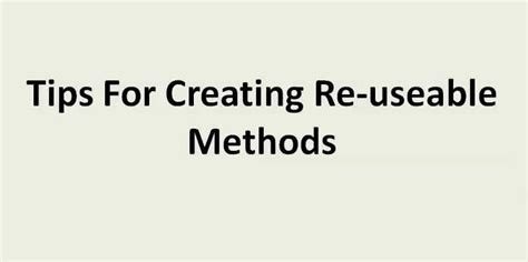 writing portablereusable code