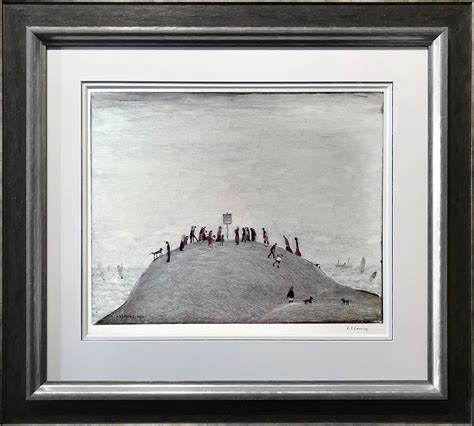 L S Lowry The Notice Board Signed Limited Edition Print