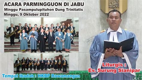 Minggu Ketujuhbelas Sesudah Trinitatis 9 Oktober 2022 IMAN YANG