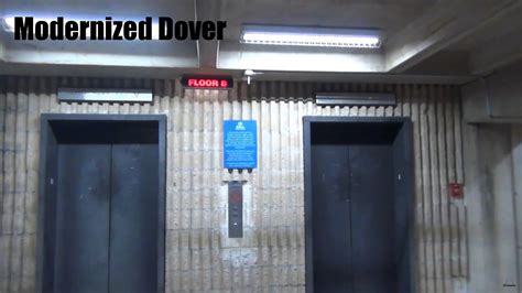 Modernized Dover Traction Elevators At The Riverbend Garage In San