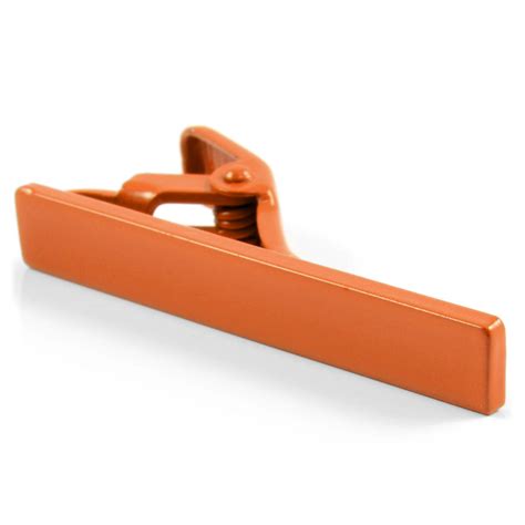 Matte Orange Tie Clip | In stock! | Warren Asher