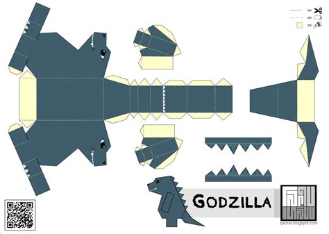 Godzilla Papercraft Godzilla Papercraft Template - Printable ...