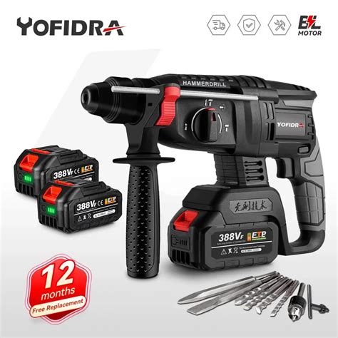 Yofidra 26mm B Rstenloser Elektrischer Hammer Schlag Bohrer