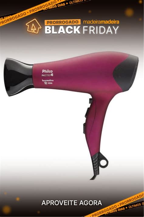 Secador De Cabelo Philco PH3700 Pink 2000W 127V MadeiraMadeira