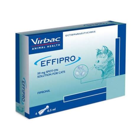 Virbac Effipro Spot On 50mg Gato 24 Pipetas Kuantokusta