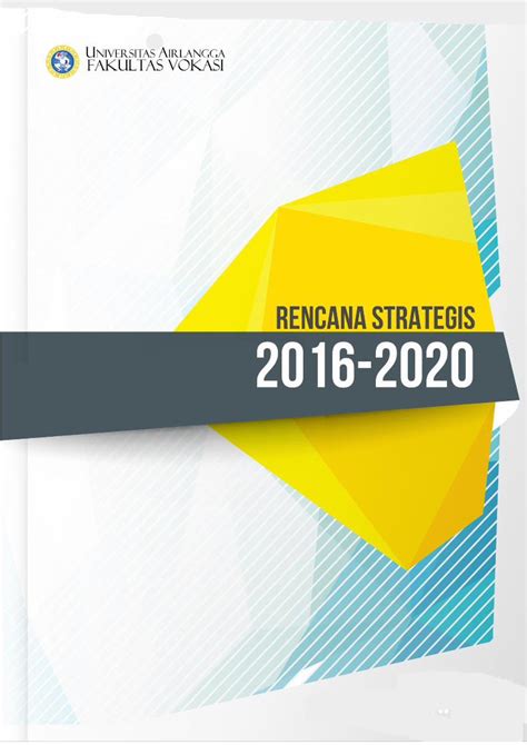 PDF RENCANA STRATEGIS 2016 2020 FAKULTAS VOKASI Vokasi Unair Ac Id