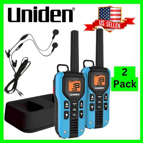 Two-Way Uniden Walkie Talkie Radio Set Long Range Waterproof Rechargeable NOAA – La Paz County ...