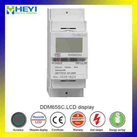 2 Pole Single Phase Din Rail Kwh Meter At Best Price In Wenzhou Yueqing Heyi Electrical Co Ltd