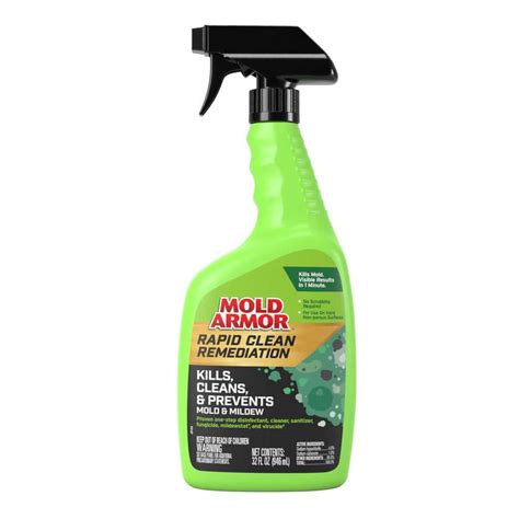 Mold Armor 32 Oz Rapid Clean Remediation Trigger Spray Bottle Fg590