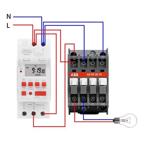 INTERRUPTEUR DE MINUTERIE Programmable Cran LCD 30A Prolonger La Dur E