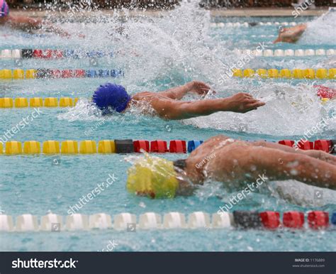 Butterfly Swim Stroke Race Stock Photo 1176889 : Shutterstock