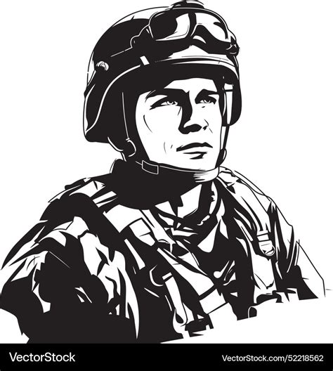 Shadow stalker black logo for tactical soldiers Vector Image