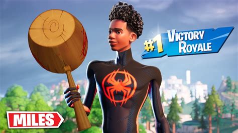 Victoria Con La Skin MILES MORALES Fortnite YouTube