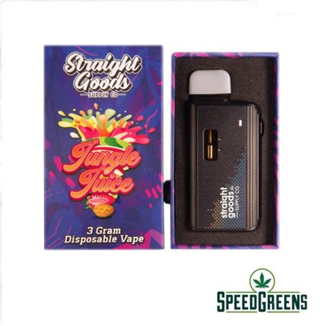 Straight Goods Disposable Vape 3g Thc New Speed Greens