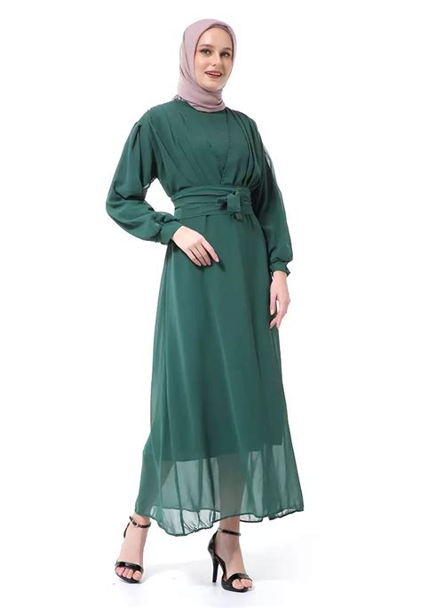 Jual Evernoon Alika Gamis Dress Long Sleeve Wanita Muslimah High