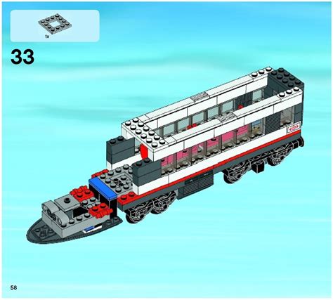 View LEGO® instruction 60051 High-Speed Passenger Train - LEGO instructions and catalogs library