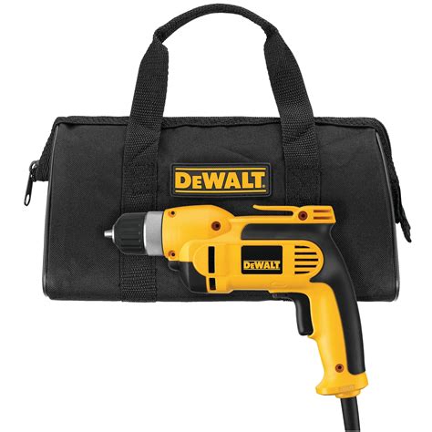 3 8 10mm VSR Pistol Grip Drill Kit With Keyless Chuck DWD110K DEWALT