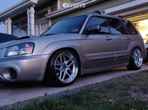 2005 Subaru Forester With 18x9 5 35 Esr Cs15 And 225 40r18 Milestar Ms932 And Coilovers Custom